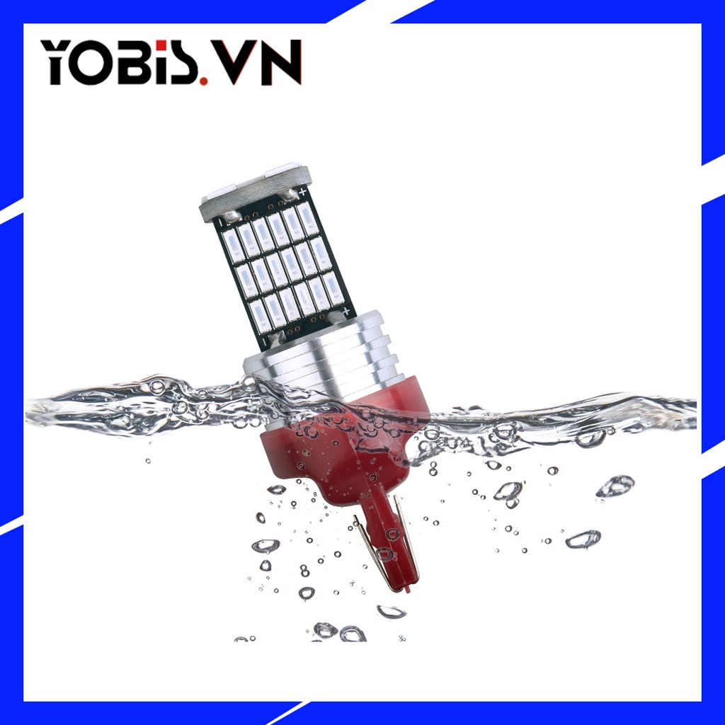 Đèn Led YOBIS T15 12V LED 4014 Đèn lùi, Đèn Phanh Cho Xe Hơi