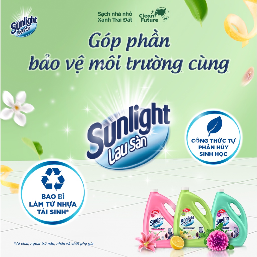 Nước Lau Sàn Sunlight Thiên Nhiên 3.6kg