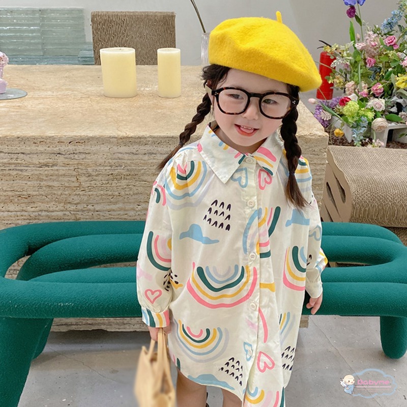 Áo Thun Cổ Lớn Thoáng Khí Thân Thiện Với Da Cho Bé Gái