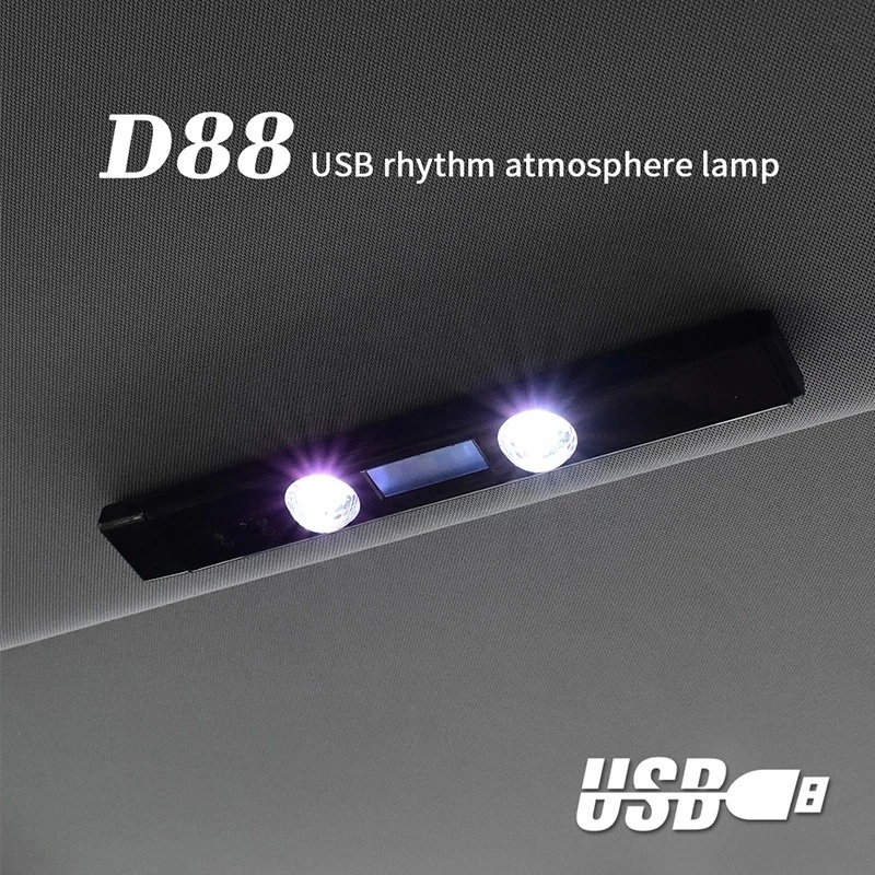 Đèn LED RGB Không Dây Nhiều Màu Sắc Ánh Sáng Đa Chế Độ Trang Trí Nội Thất Xe Hơi