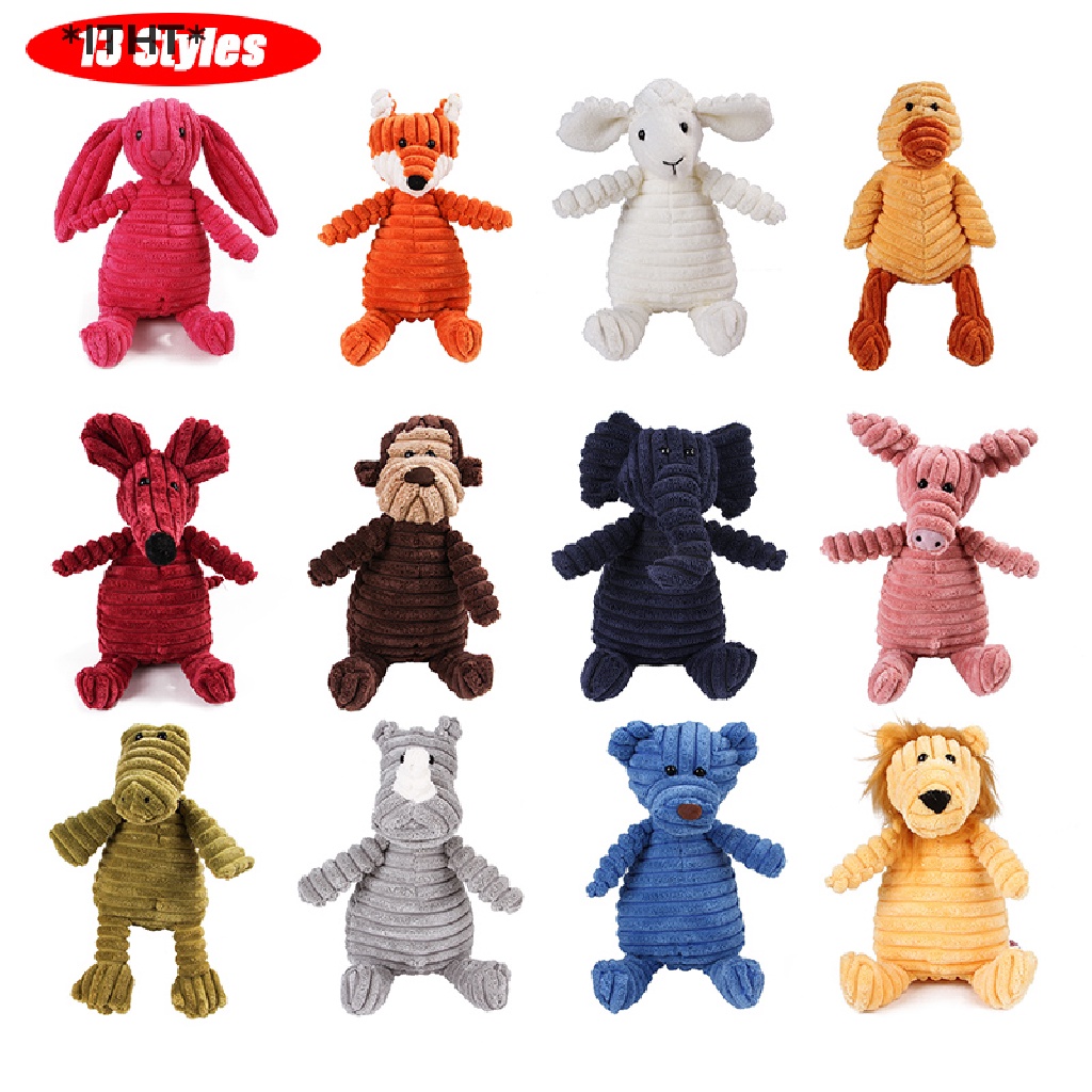 [ITHT] Đồ Chơi Bằng Vải Nhung Hình Động Vật Chống Cắn Cho Thú Cưng [Hot]