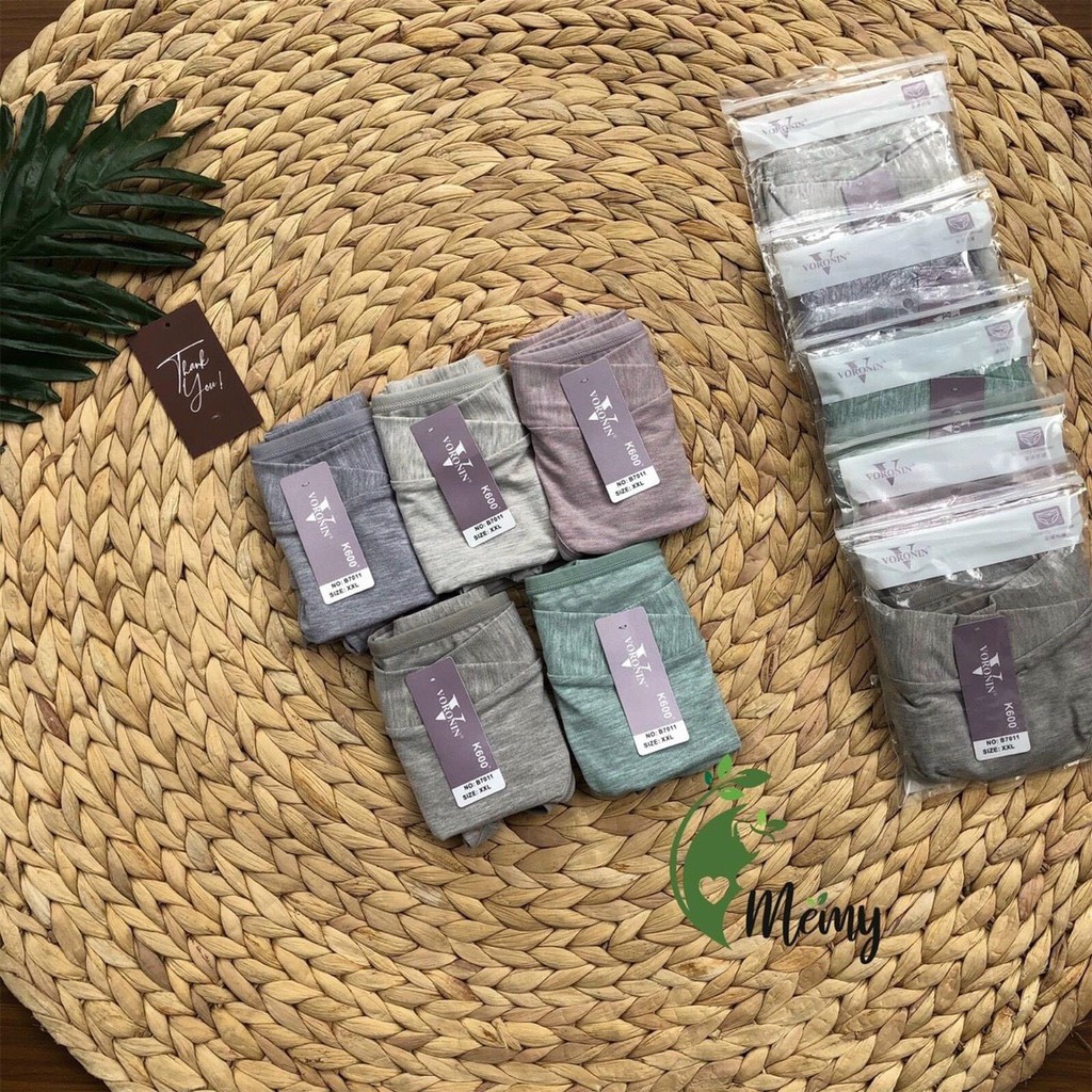 [Chính hãng VORONIN] Quần lót bầu cạp chéo 7011%cotton sợi tăm tre kháng khuẩn co giãn quần lót bà bầu thấm hút mồ hôi