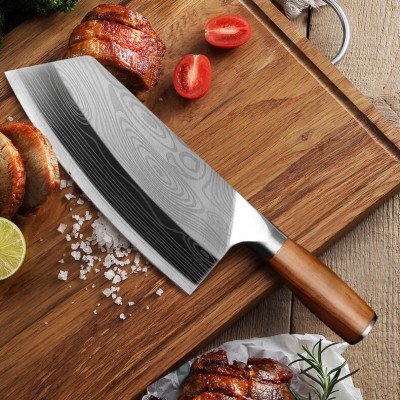 [FREESHIP 50K] DAO - DAO BẾP NHẬT BẢN SANTOKU THÉP DAMASCUS MÃ EDT124 nt