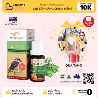 Tinh dầu 100% tràm trà rebirth life platium tea tree oil 10ml