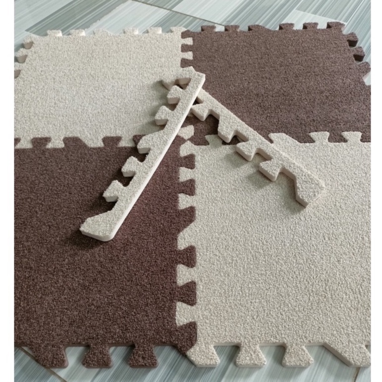 Thảm nỉ ghép trải sàn Đa Năng Không Mùi kích thước COMBO 10 Tấm