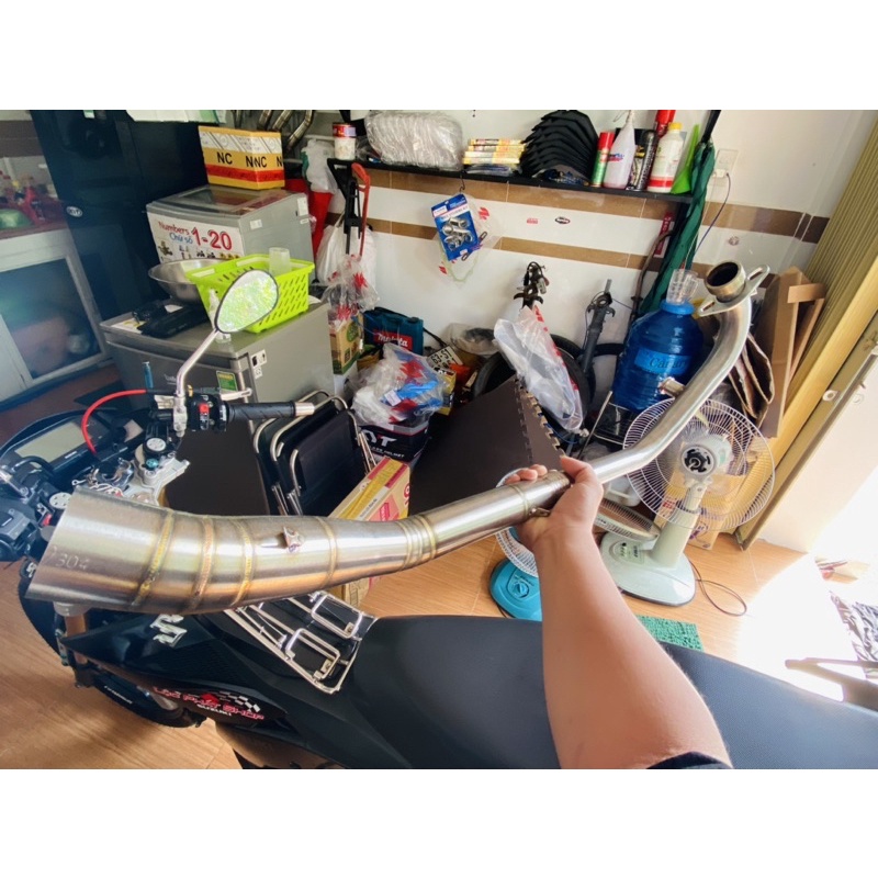 Cổ TTRacing uốn cnc không móp hàn afr