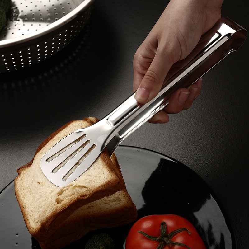 Kẹp Gắp Thức Ăn Bằng Thép Không Gỉ Cao Cấp