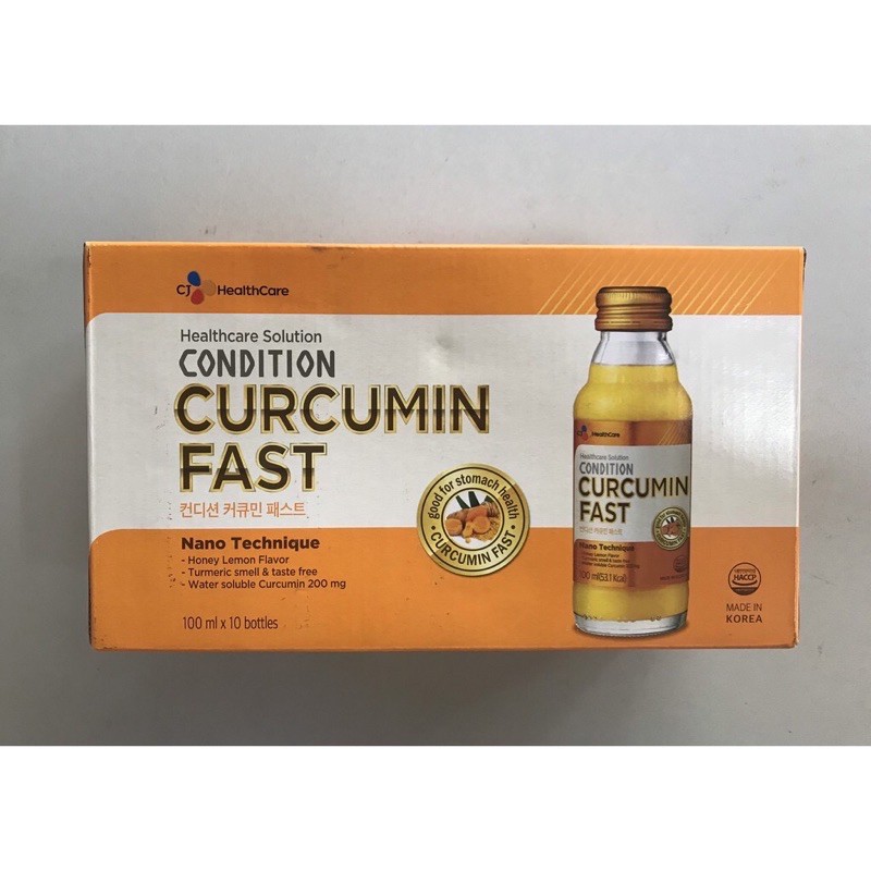 Nước uống nghệ Condition Curcumin Fast - Chai 100ml