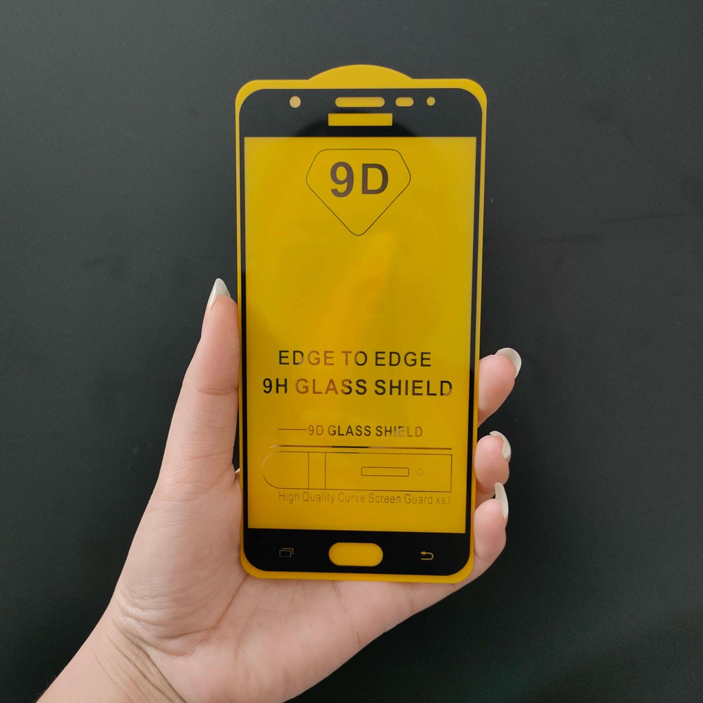 Cường lực full màn 9D giành cho điện thoại Samsung Galaxy J7 Prime bảo vệ màn hình