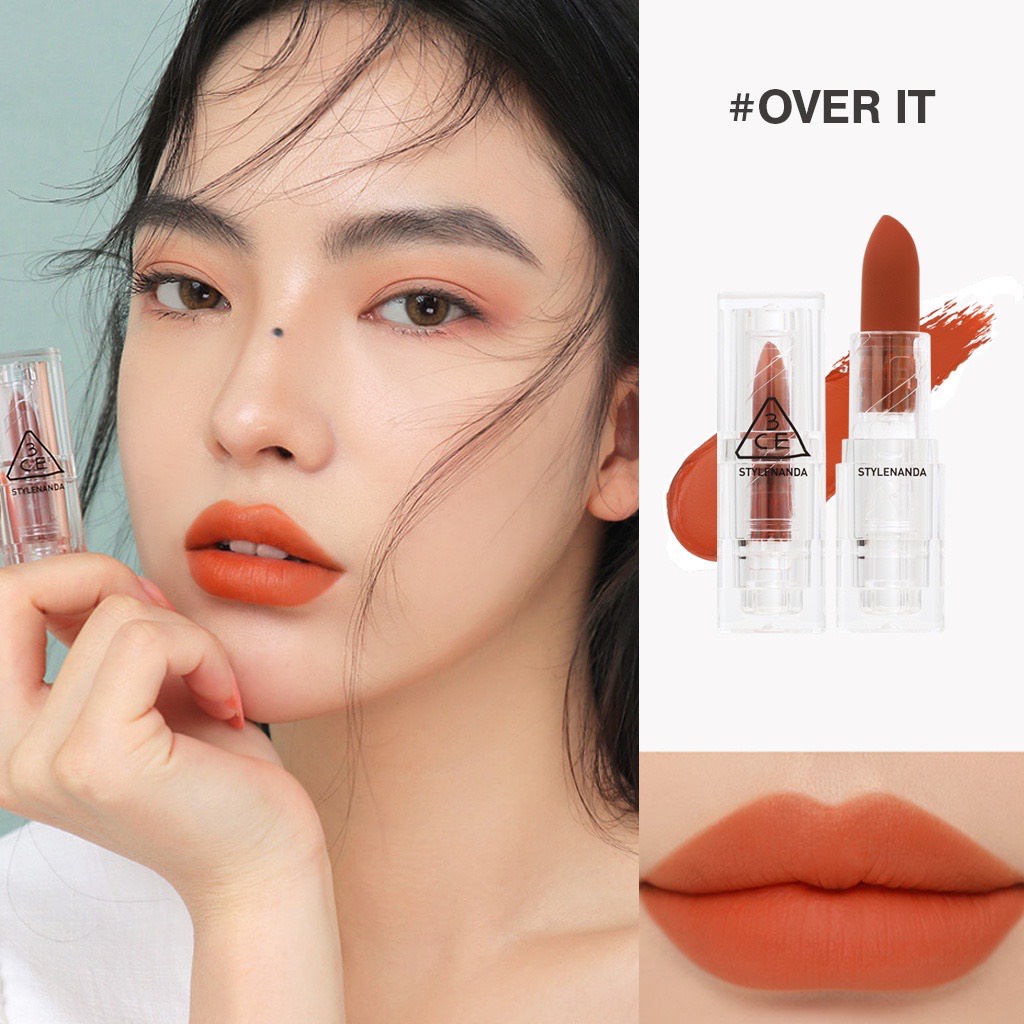 Son môi 3ce vỏ trong suốt