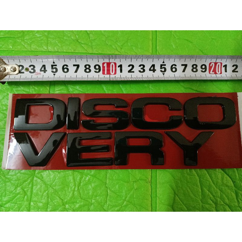 Bộ tem nổi cứng Discovery dán xe hơi đen bóng