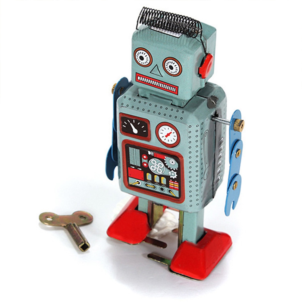 Đồ Chơi Robot Lên Dây Cót Phong Cách Vintage 1vn