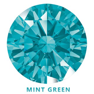 Kim cương nhân tạo Swarovski - Đá màu xanh bạc hà (MINT GREEN) [5LY - 12LY]