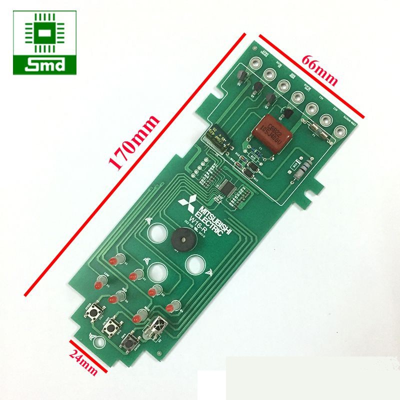 Bo mạch quạt treo Mitsubishi W16-R treo tường Mạch thay thế quạt Mitsubishi dùng  điều khiển Zin