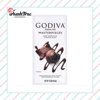 VIÊN KẸO CHOCOLATE ĐEN BỈ GODIVA BELGIUM 1926 MASTERPIECES 415G MỸ (4.2019)