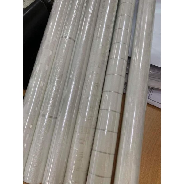 Cuộn 2.5m giấy Decal trắng dán MỜ KÍNH đa năng