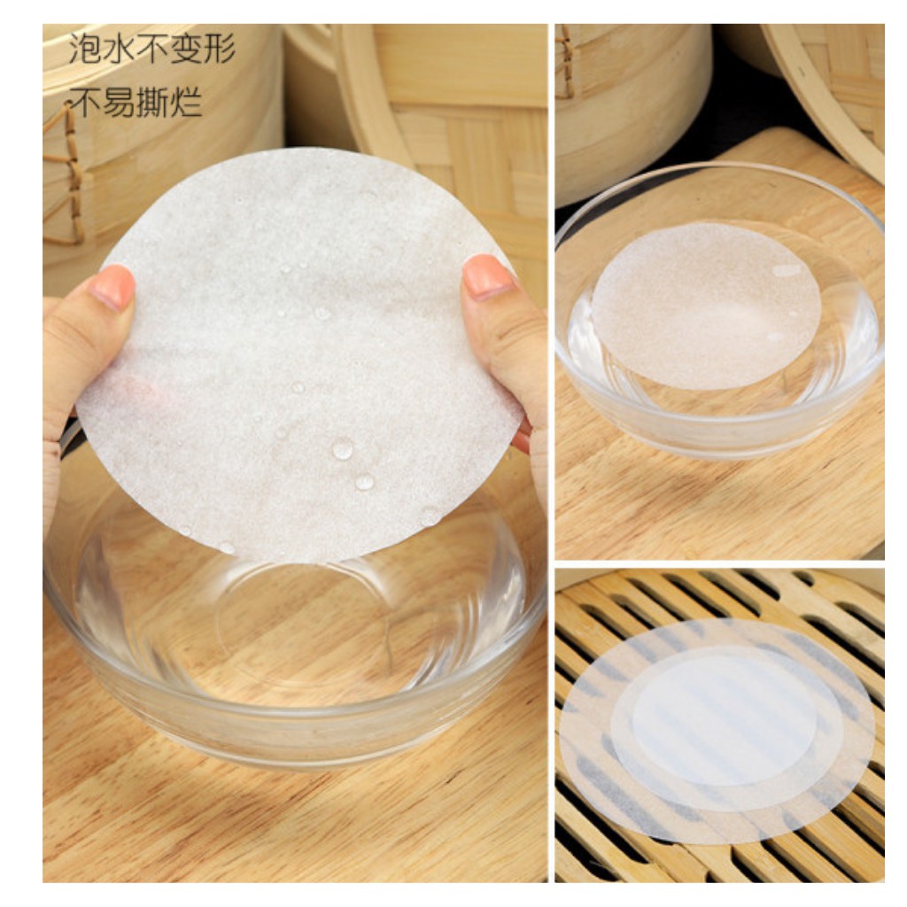 Giấy Nến Lót Bánh Bao Chống Dính, Chống Thấm Size 11,5cm