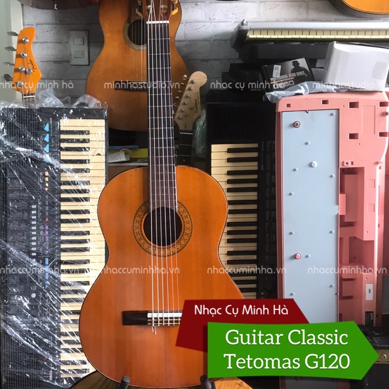 Guitar Classic Nhật Tetomas G120 đã qua sử dụng, âm thanh hay, gỗ tốt
