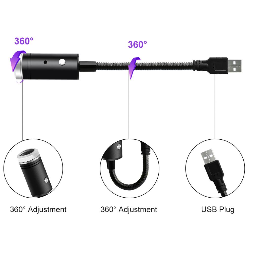 Đèn LED Chiếu Nóc Xe Hơi Tạo Hiệu Ứng Bầu Trời Đầy Sao Độc Đáo