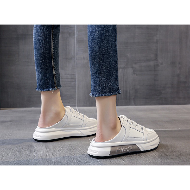 Giày Sục Nữ Giày Slip On Dế Bánh Mì 5P