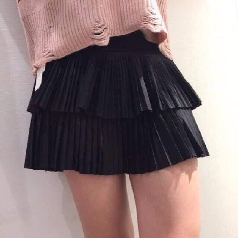 [Mã FAXANH55 giảm 10K đơn 50K] CVNU1 - CHÂN VÁY DẬP LI NGẮN 2 TẦNG | BigBuy360 - bigbuy360.vn