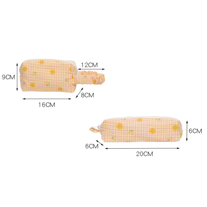 Túi Đựng Bút / Mỹ Phẩm Phong Cách Hàn Quốc Xinh Xắn Cho Nữ