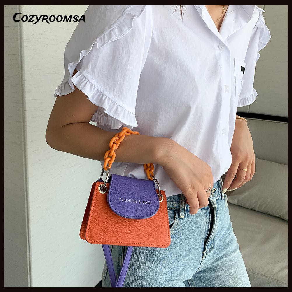 túi đeo vai dành cho nữ Đeo Chéo Chất Liệu Da Pu Thời Trang Cho Nữ