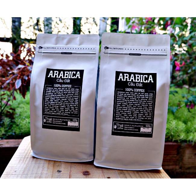 Cà phê sạch, nguyên chất  Arabica cầu đất 500g
