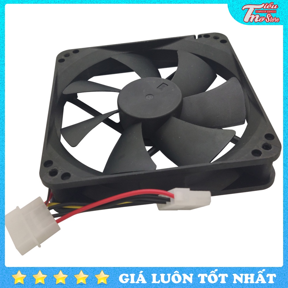 Quạt tản nhiệt 12cm 4pin 12v - fan case máy tính 120x120x25mm