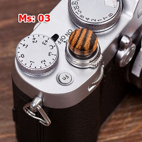 Nút gỗ lõm cho máy ảnh Fujifilm - Gỗ thật