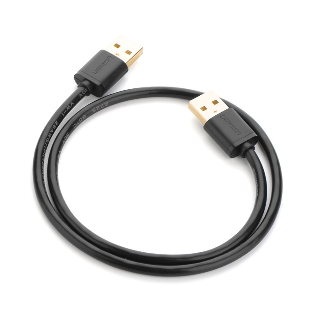Cáp USB 2.0 2 đầu đực 3m Ugreen 30136 - Hàng chính hãng bảo hành 18 tháng