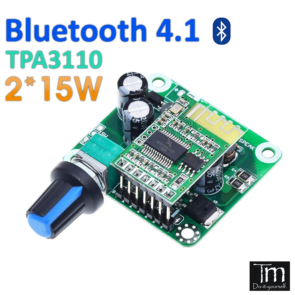 Mạch Khuếch Đại Âm Thanh Bluetooth TPA3110 2*15W