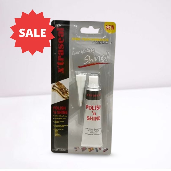 Kem đánh bóng kim loại polish'n shine 32g/ Dầu đánh bóng kim loại - kem đánh bóng lư đồng, inox, đồng, đồng hồ