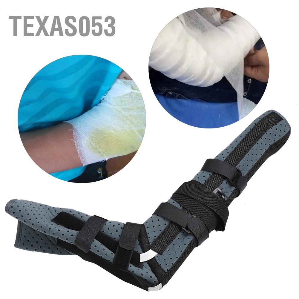 Texas053 Thoáng khí Unisex Arm Sling Elbow Humerus Brace Nẹp Cánh tay Hỗ trợ phục hồi chấn thương