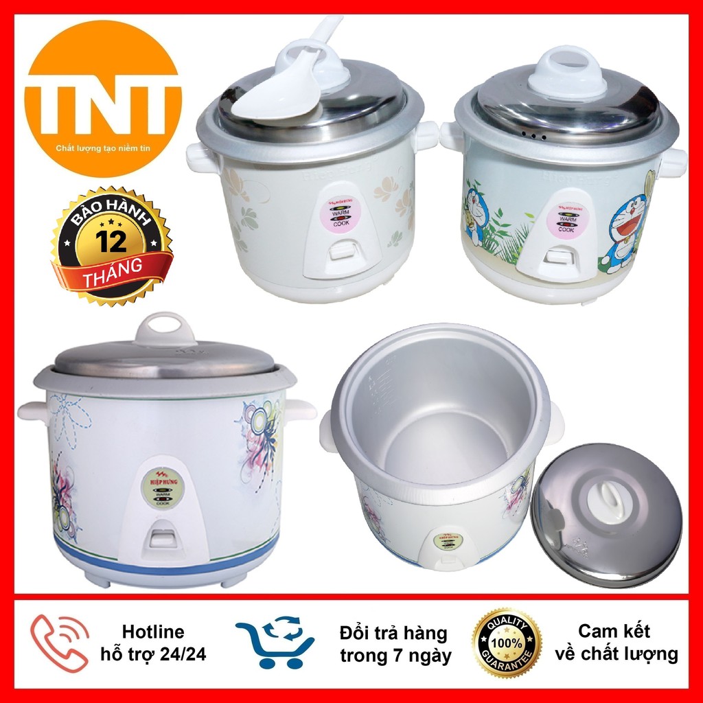 Nồi Cơm Điện Mini Hiệp Hưng 0.6 Lít Dành Cho 1-2 Người Ăn, Bảo Hành 12 Tháng Chính Hãng