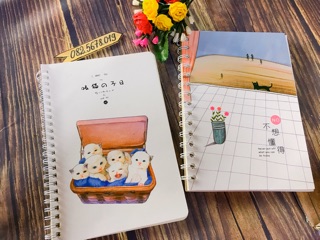 🌷🌼 Sổ tay lò xo khổ A5