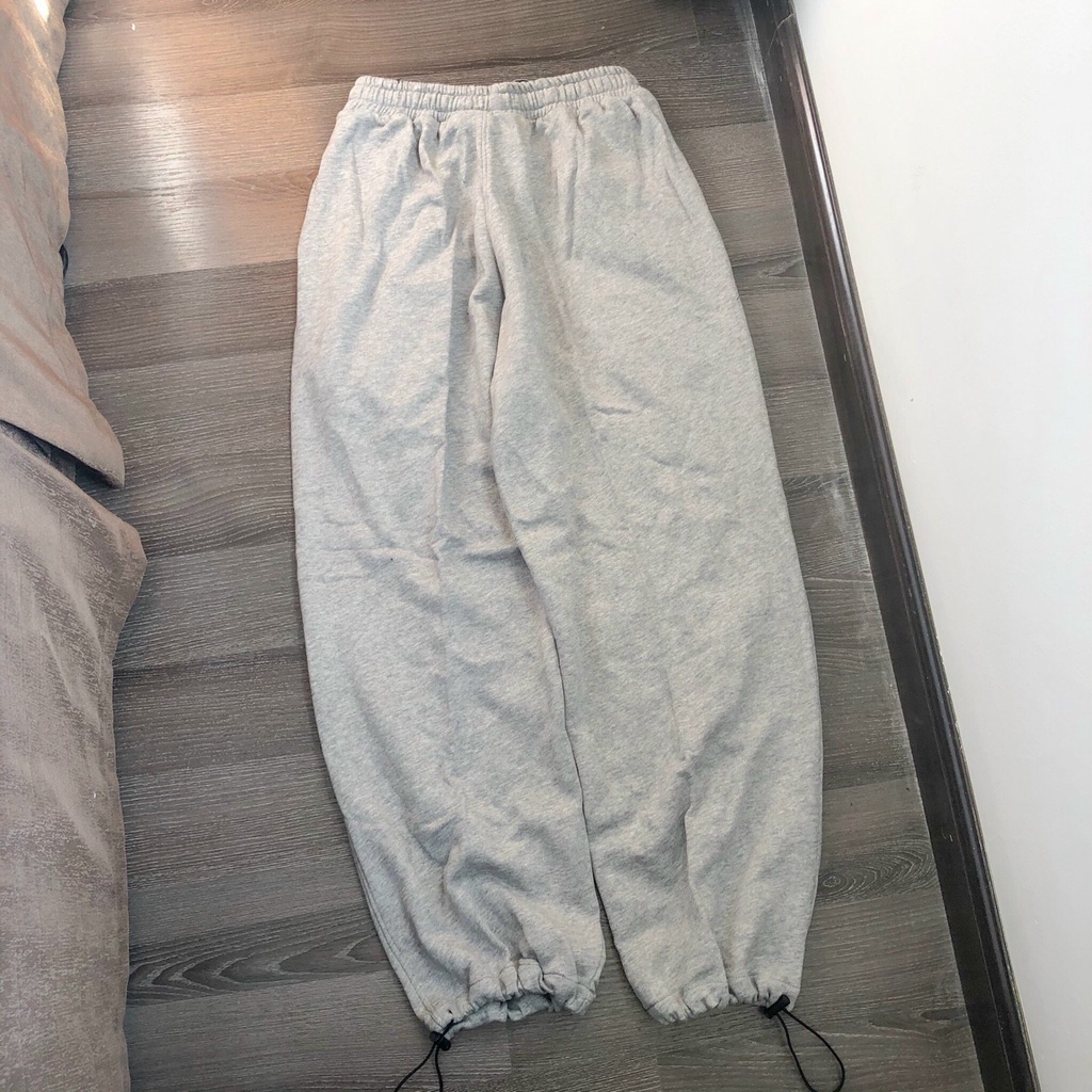 Quần nỉ da cá dài nam nữ MEANSTORE pants ống rộng phối sọc cạp chun quần vải Ulzzang Hàn Quốc kiểu dáng thể thao -Batixa