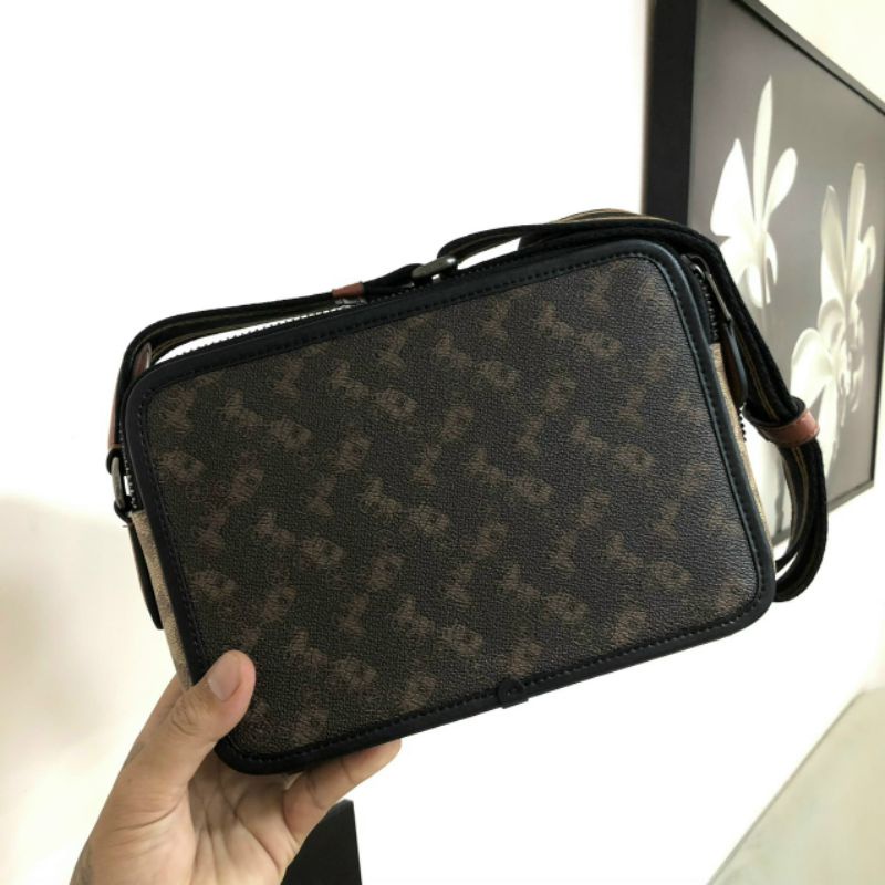 Túi C0ach Charter da bò cực sang