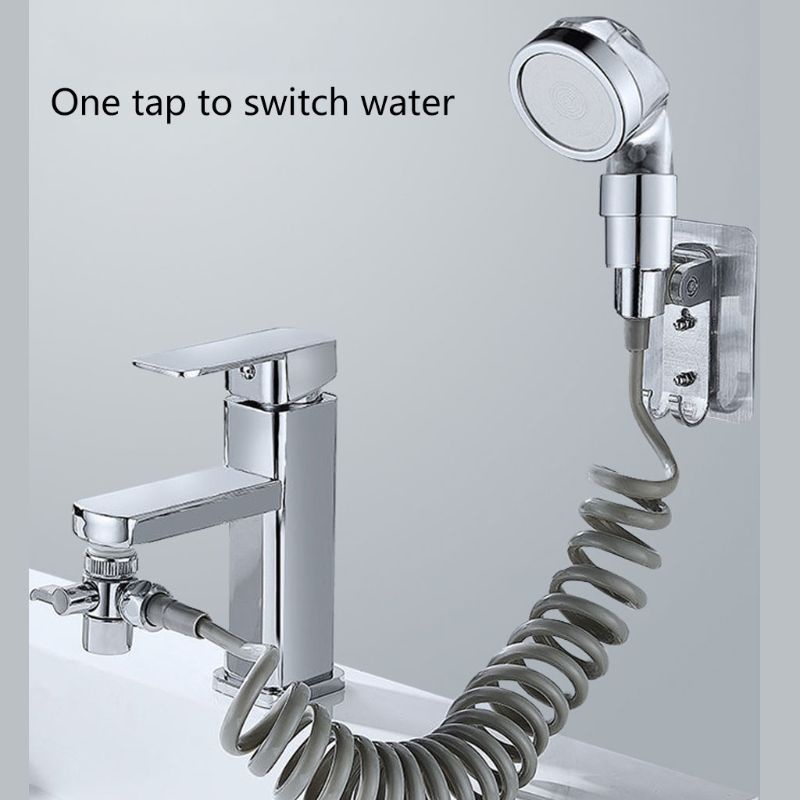 Bộ Đầu Nối Chuyển Đổi Vòi Xịt Nước Bồn Rửa Mặt / Tắm Thú Cưng Tiện Dụng