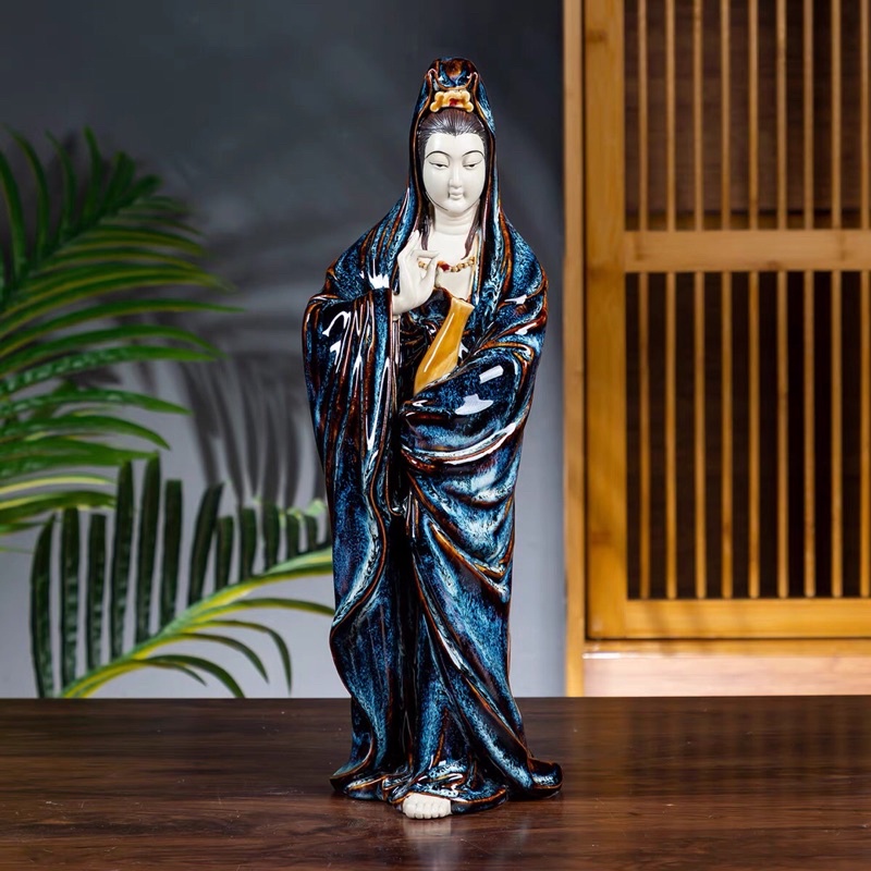 TƯỢNG GỐM QUAN THẾ ÂM BỒ TÁT- TƯỢNG PHẬT- TƯỢNG QUAN ÂM
