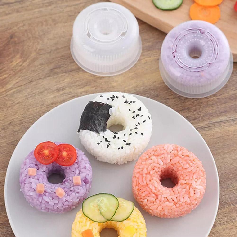 Khuôn Làm Cơm Nắm Bento Hình Bánh Donut Phong Cách Nhật Bản