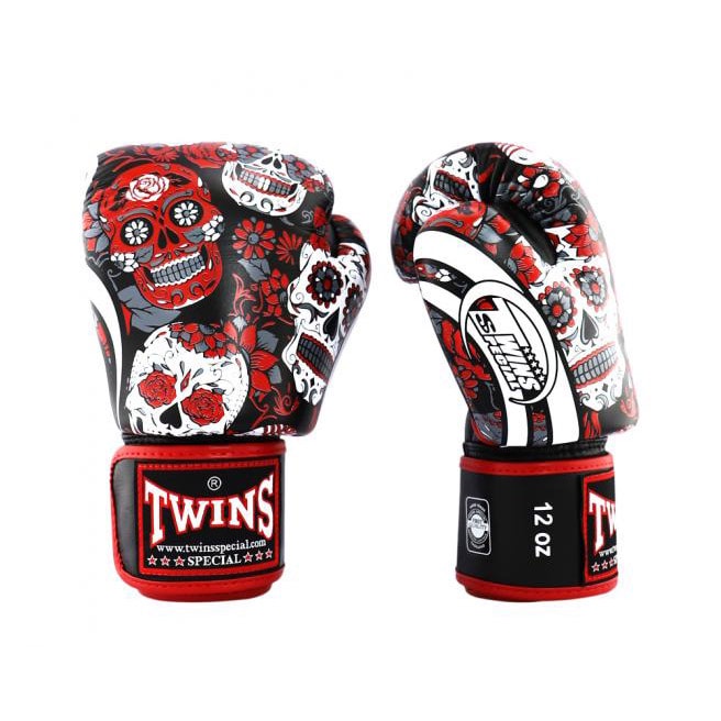 Găng Boxing Twins FBGVL3-53 Los Muertes Boxing Gloves – Đỏ