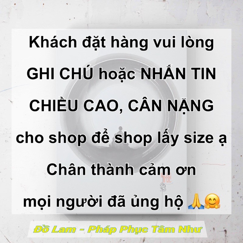 Áo tràng lam NAM, NỮ . Áo dài lam. Pháp phục giá rẻ.