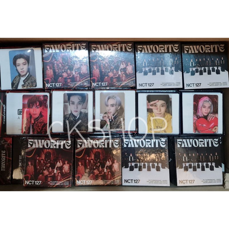 Ảnh NCT 127 - Hộp hình ảnh Favorite có sẵn