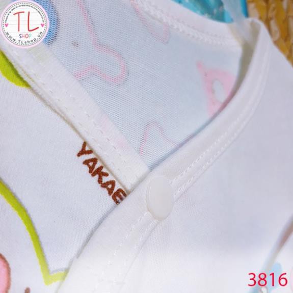 Thời Trang Trẻ Em -bodysuit dài buộc dây họa tiết thú  – Quần Áo Bé Trai - Bộ Bé Trai - Quần Áo Bé Gái - Bộ Bé