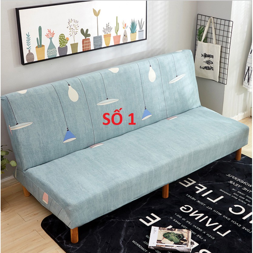 Ga bọc sofa giường - Tặng kèm 1 vỏ gối