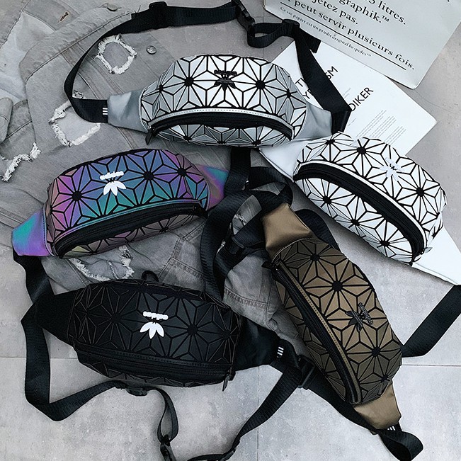 Túi đeo chéo nữ đi chơi thời trang unisex cá tính phong cách ulzzang da pu phản quang đi dạo phố chống nước siêu đẹp | BigBuy360 - bigbuy360.vn