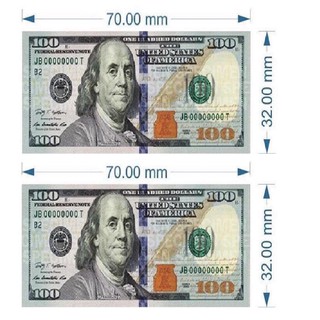 phụ kiện trang trí bánh [FREESHIP❤️] Đô La mini 100 - trang trí bánh sinh nhật