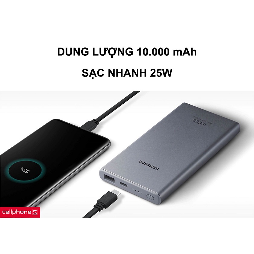 Pin sạc dự phòng SamSung EB-P3300X 10.000 MAH sạc nhanh 25W chính hãng