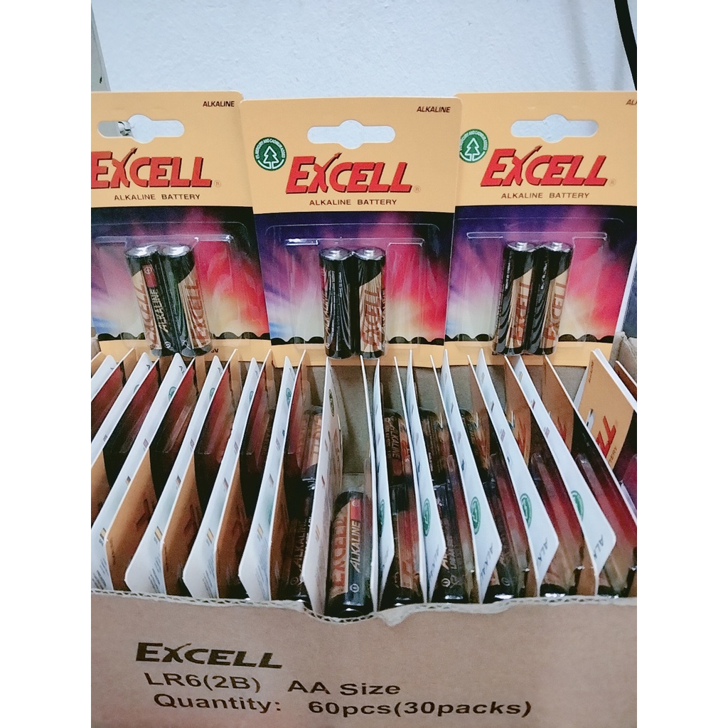 Vỉ 2 Viên Pin AA Excell ( Pin loại nhỡ )